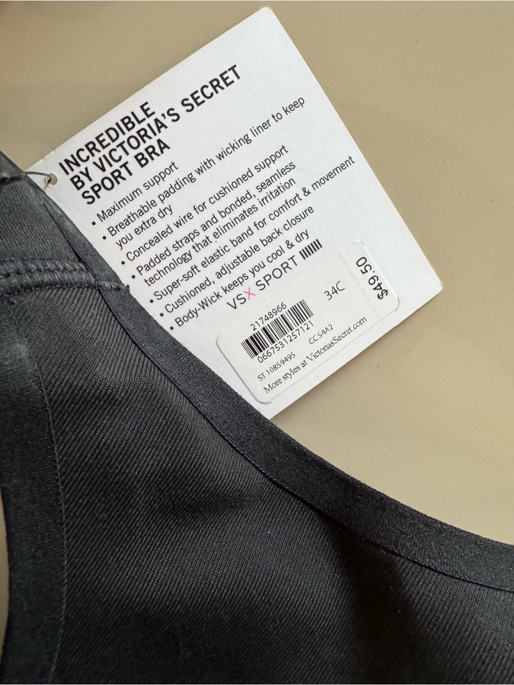 4 Victoria's Secret Black VSX Sport Bra